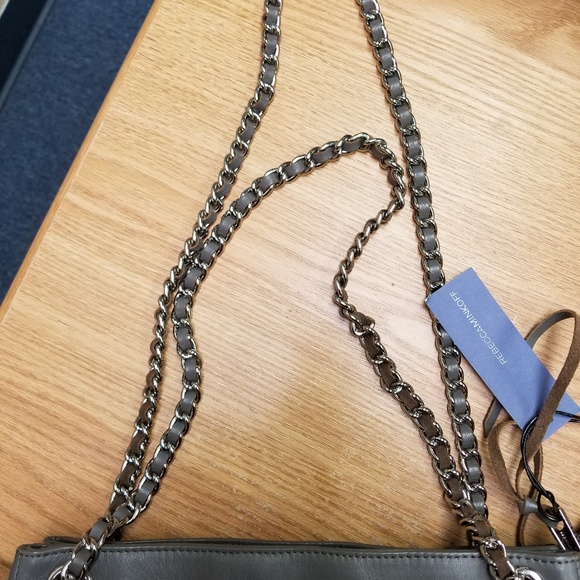 Rebecca Minkoff Gray Leather Swing Bag - Picture 7 of 8
